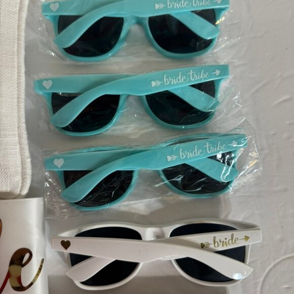 NWT Wedding & Bridal Bachelorette Set -Sunglasses, Sashes, Confetti and More - Picture 4 of 9